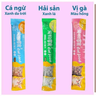 Súp Thưởng Mèo Catfood & Petsnack gói 15g date mới Catfood & pet snack😽Giá Siêu Rẻ😽Siêu Tiết Kiệm😽Mua lẻ giá sĩ