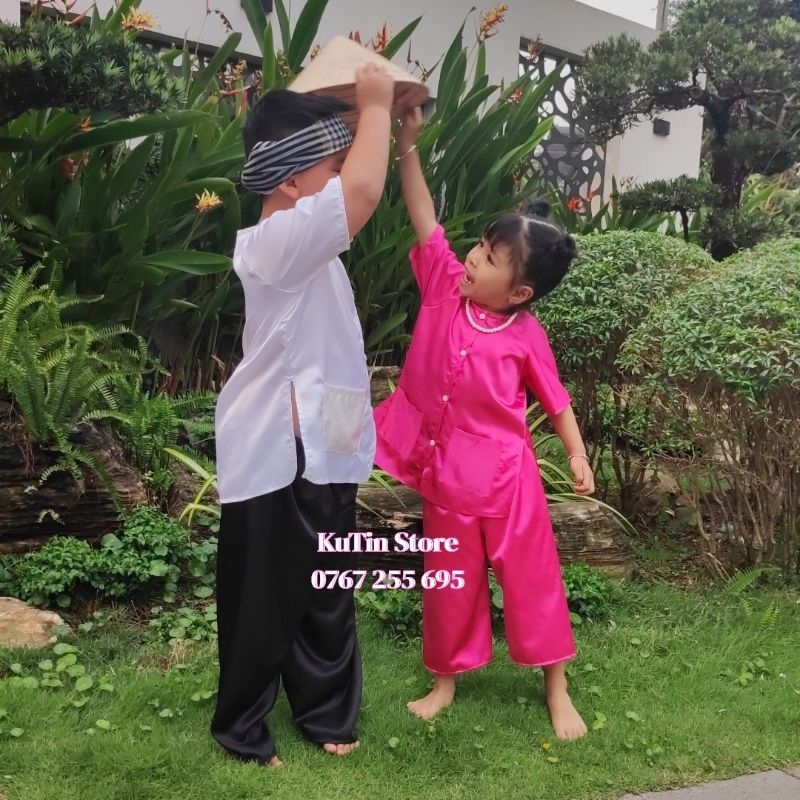 Bà ba cho bé - Tay ngắn quần lửng đáng yêu
