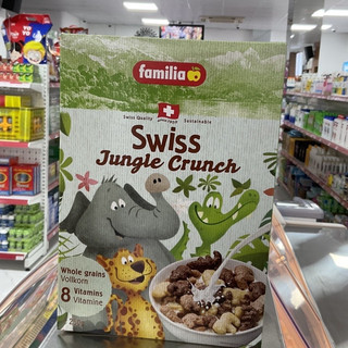 Ngũ Cốc Thụy Sĩ Nguyên Cám, Swiss Jungle Crunch, Whole Grains, 8 Vitamins