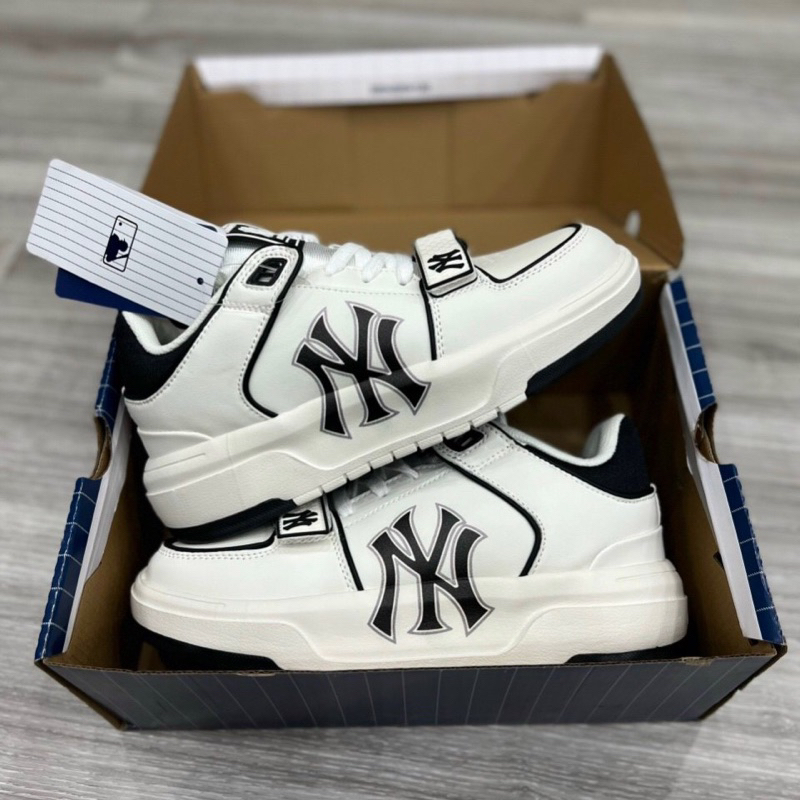 GIÀY M’LB CHUNKY LINER BLACK WHITE ĐAI DÁN SC