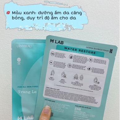 Mặt Nạ Sợi Tre M-Lab Water Restore 28g LS