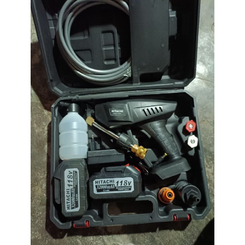 MÁY RỬA XE DÙNG PIN HITACHI 118V - MÁY RỬA MÁY LẠNH GIA ĐÌNH