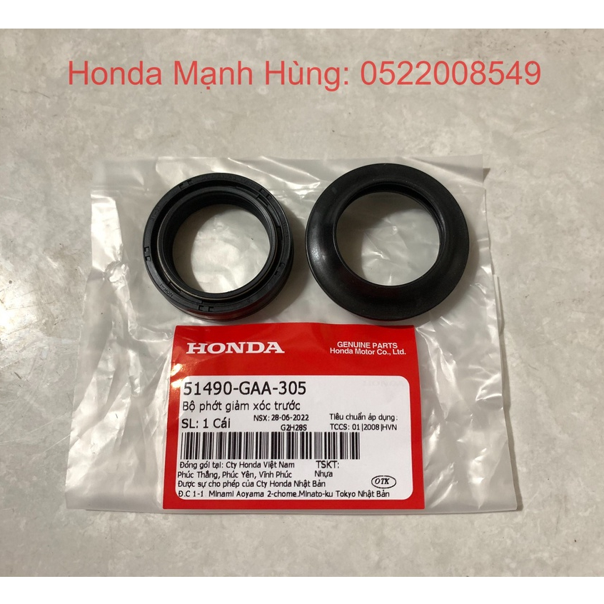 Bộ phớt giảm xóc trước HONDA LEAD 110 / LEAD 125 / WINNER / SH MODE / PCX 125 / MSX 125 / (RS150 V1 V2 V3) (51490GAA305)