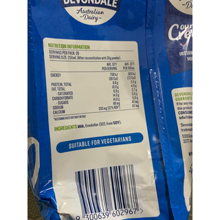 SỮA BỘT 1KG DEVONDALE- ÚC NK