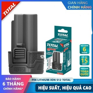 Pin lithium-ion s12 total tbli12152 | pin sạc lithium s12 pin 12v/1.5ah phù hợp cho tất cả dòng sản phẩm dùng pin 12v