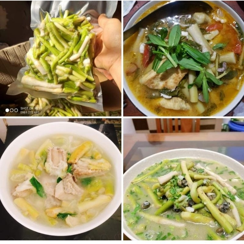 Ngó khoai  ngọt, không ngứa