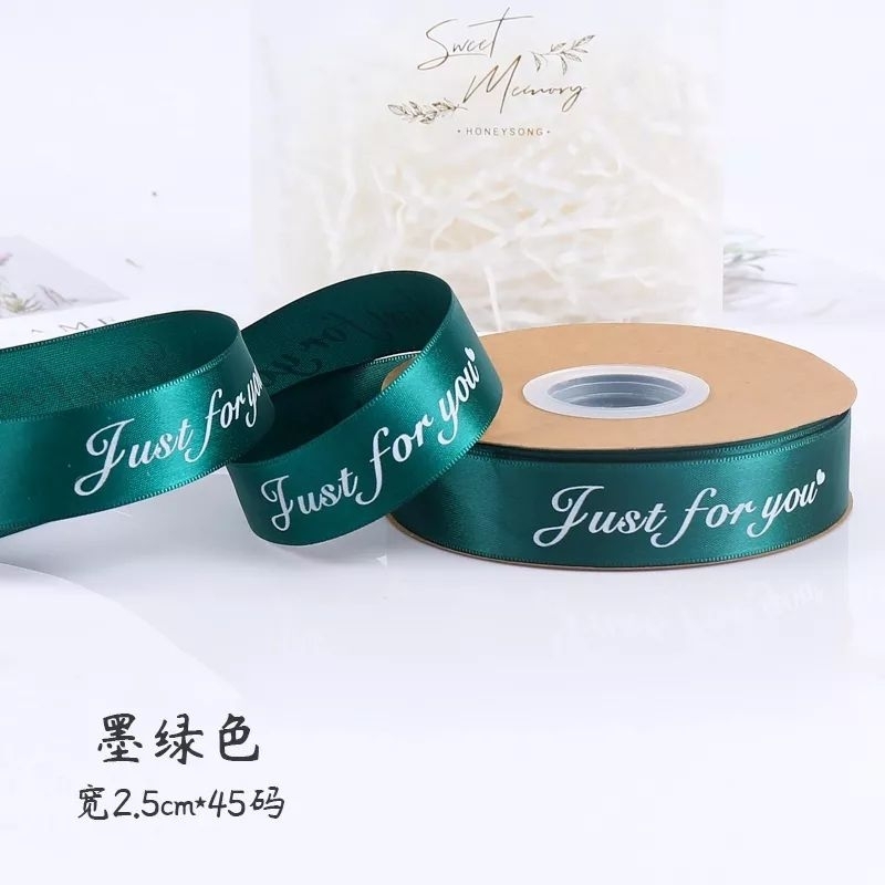 Ruy băng chữ khổ 1cm- 2cm -2,5cm