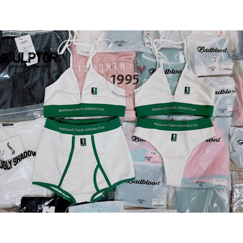 Set bikini xanh lá Badblood