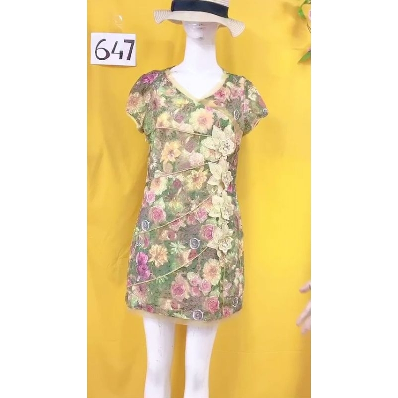 đầm hoa size M/L. S647