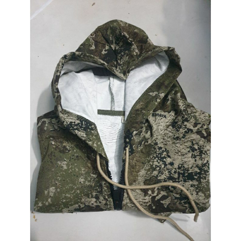 Áo khoát đi rừng kaki dày