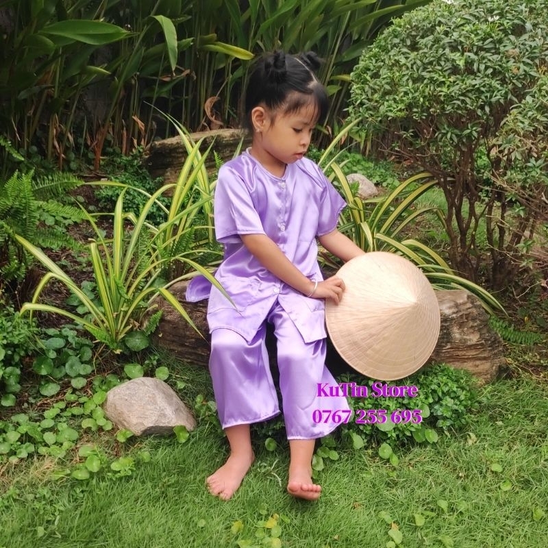 Bà ba cho bé - Tay ngắn quần lửng đáng yêu