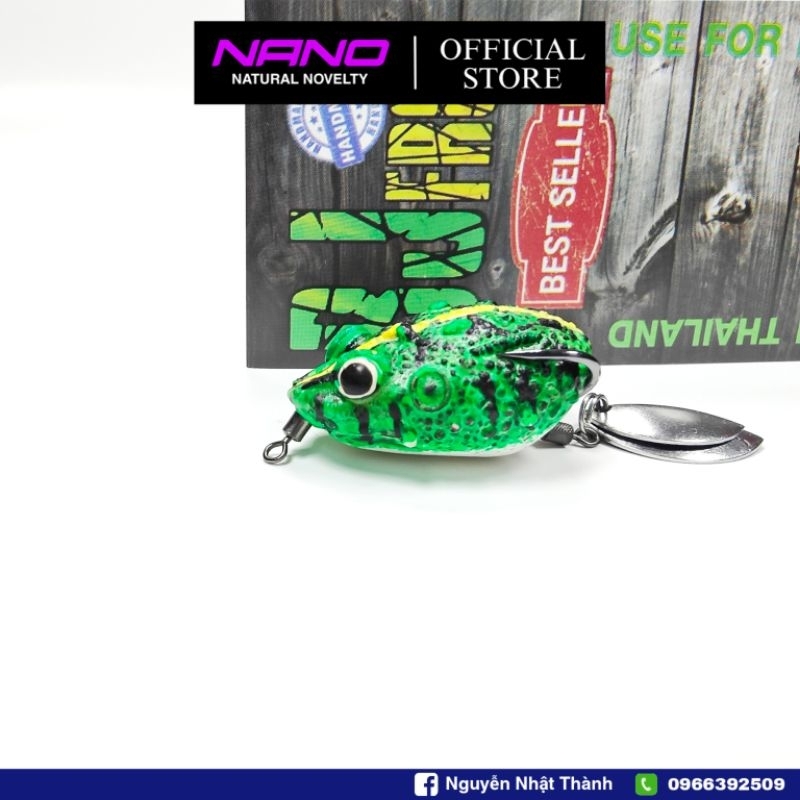 Mồi Câu Cá Lóc BJ FROG 3.5cm 7g THAILAND