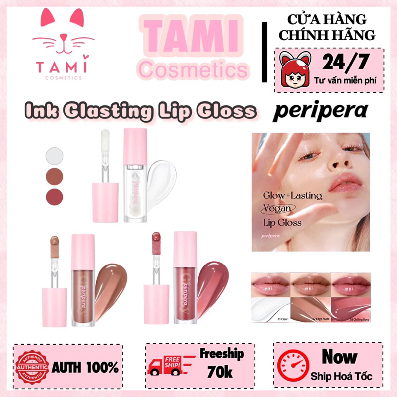 Son Tint Bóng Peripera Ink Glasting Lip Gloss