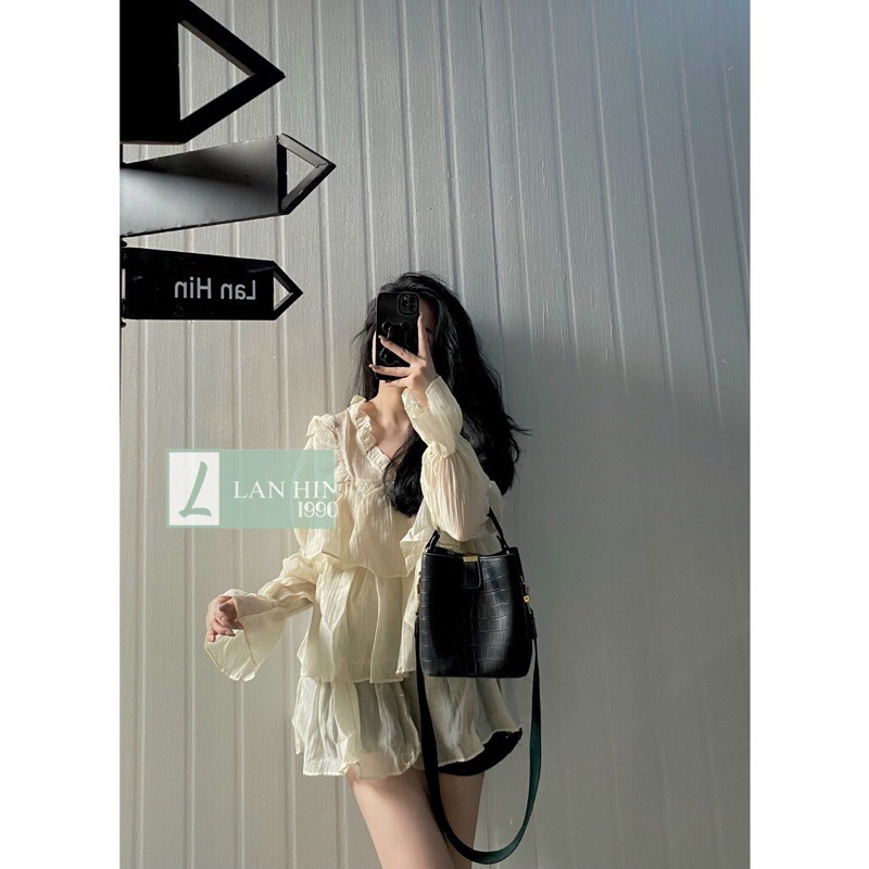 Sơ mi bèo 3 tầng