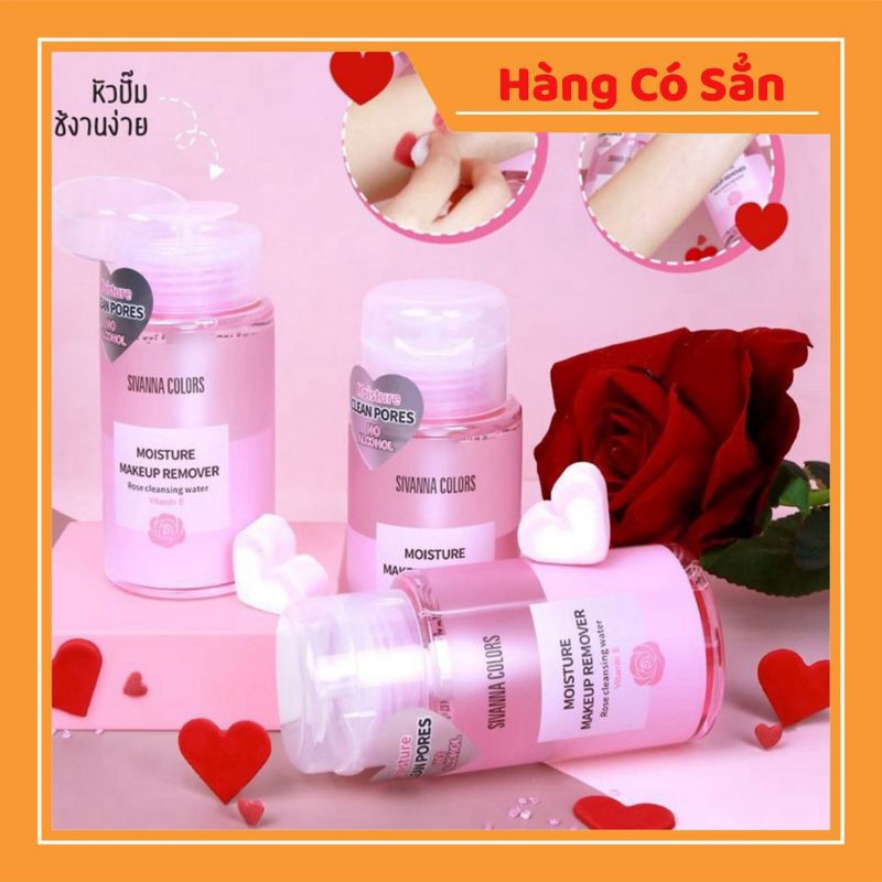 Nước tẩy trang hoa hồng Sivanna Colors 180ml Thái Lan