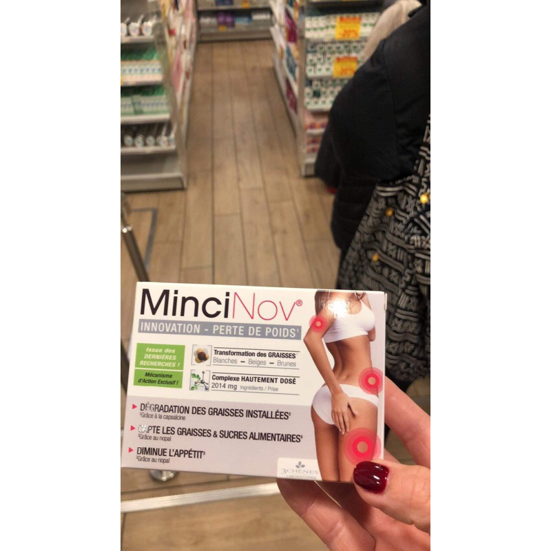 Minci Nov giảm cân bắp ,đùi,giảm mỡ 60 viên Pháp
