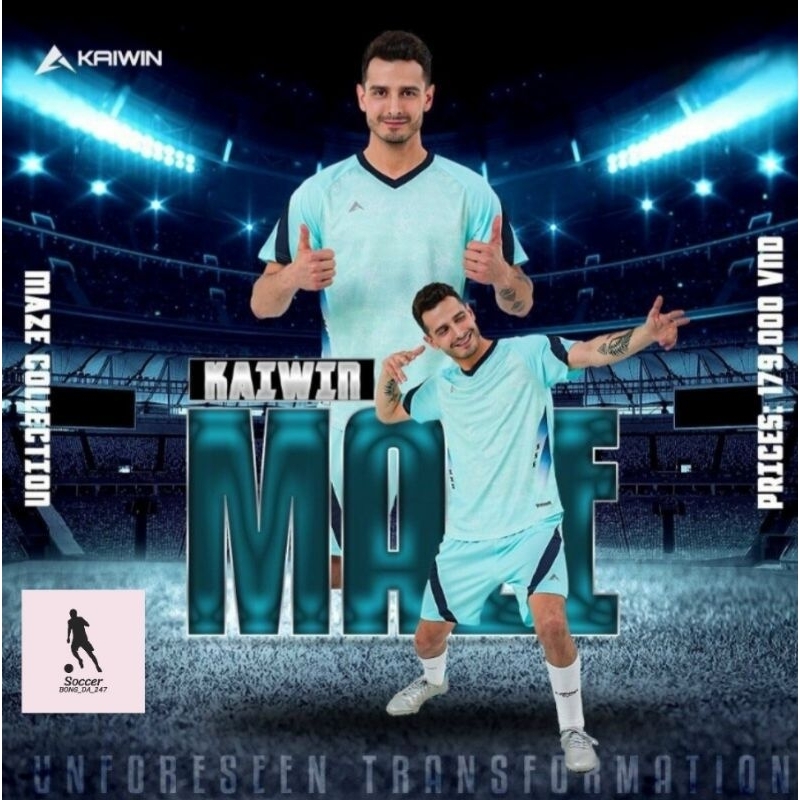 BỘ QUẦN ÁO BÓNG ĐÁ KAIWIN - MAZE