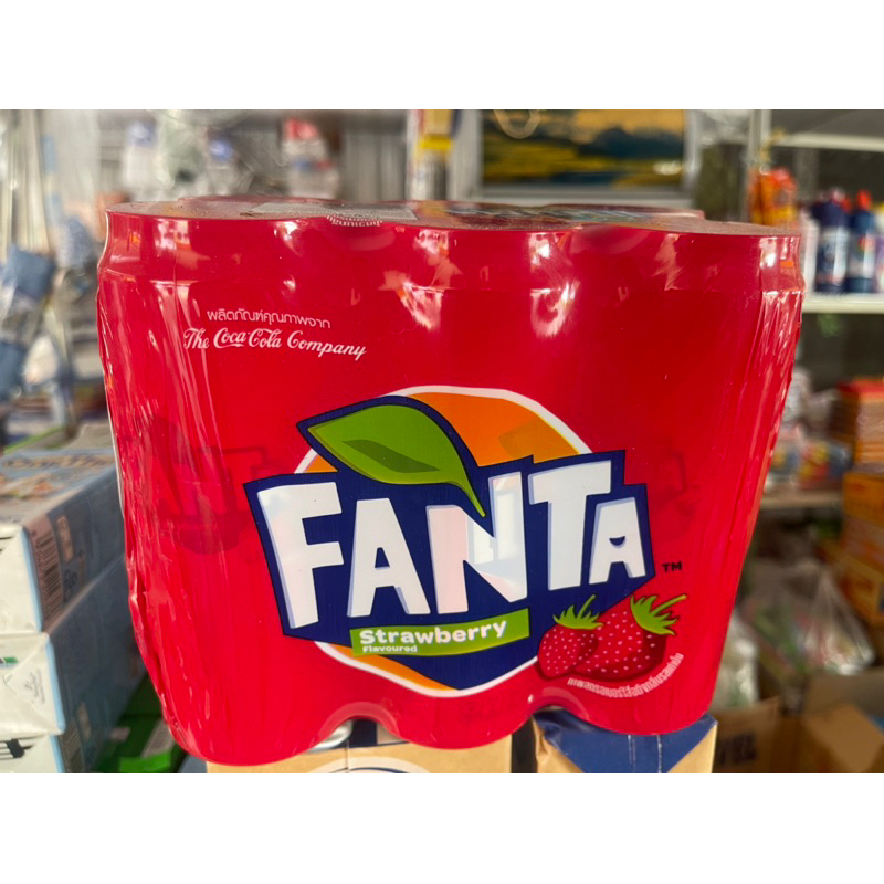Nước Uống Fanta Thái Lan Lốc 6 Lon Hương Dâu