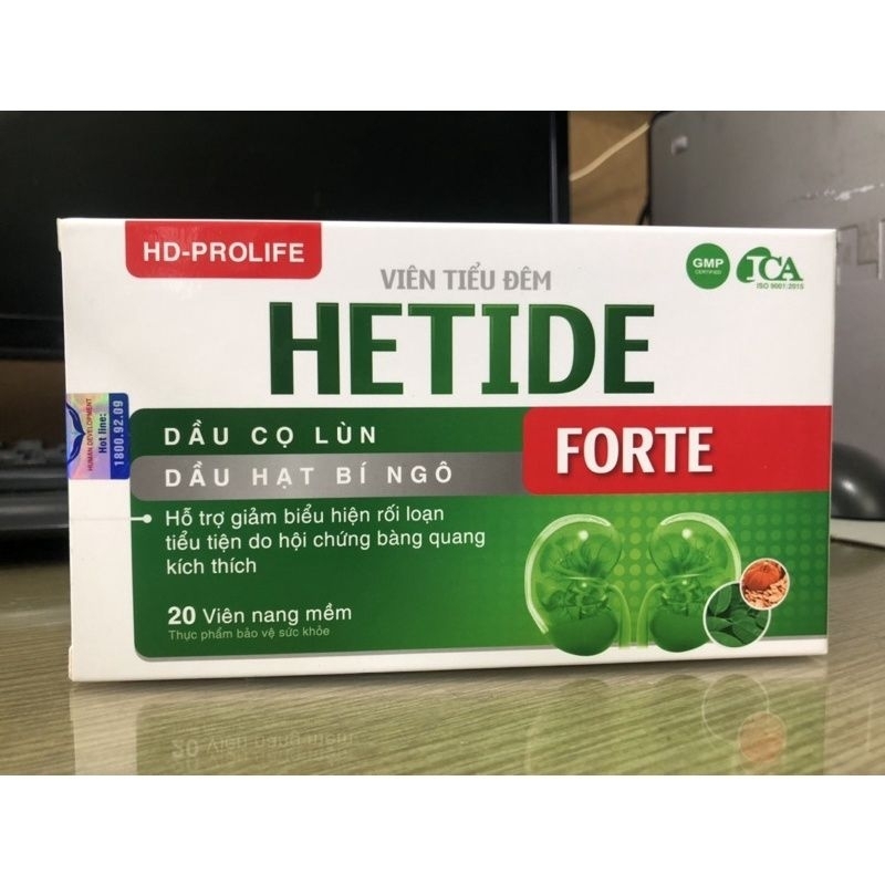 HETIDE  Viên tiểu đêm