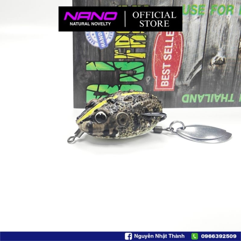 Mồi Câu Cá Lóc BJ FROG 3.5cm 7g THAILAND