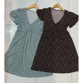 Đầm babydoll in hoa có bigsize
