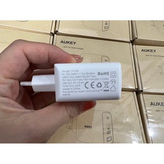 CỦ SẠC NHANH AUKEY 65W PD PA-B3 2 CỔNG