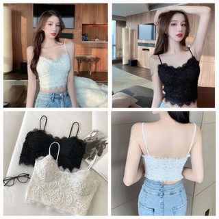 Áo bra ren nổi hai dây lưng chun siêu hót