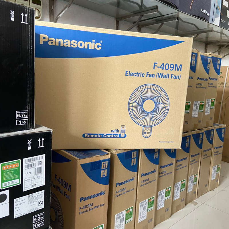 Quạt Treo Tường Nhập Khẩu Malayxia Panasonic-Chạy Êm-Độ Bền Cao-Bảo Hành 12 Tháng