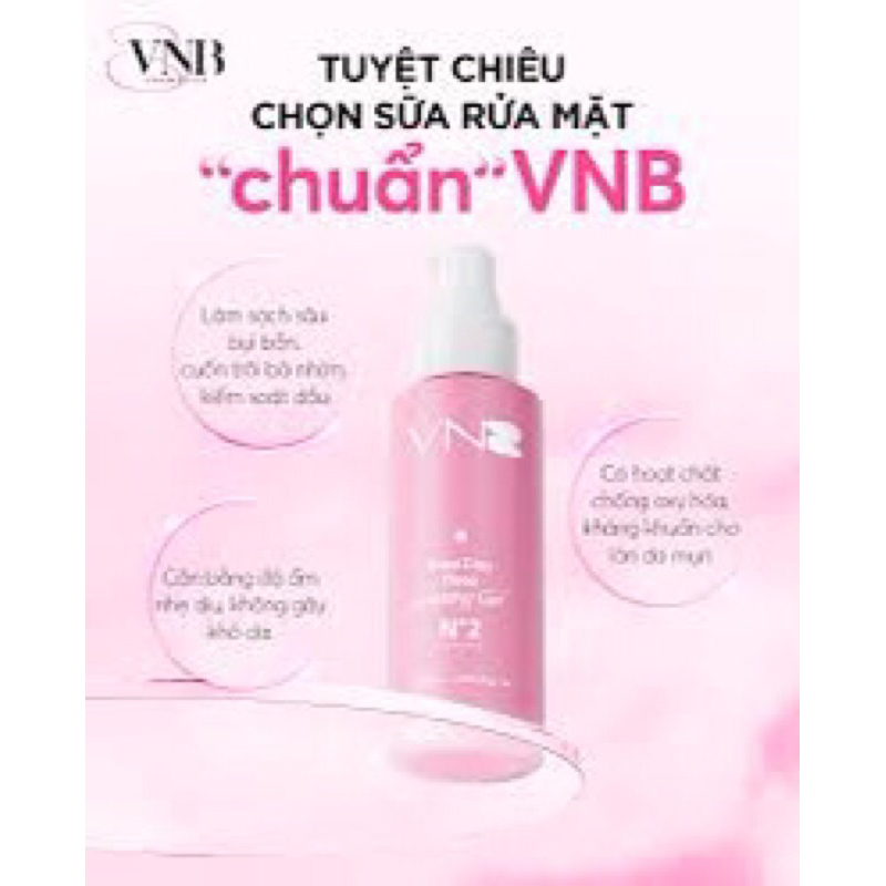 VNB, sữa rữa mặt VNB, sữa rữa mặt