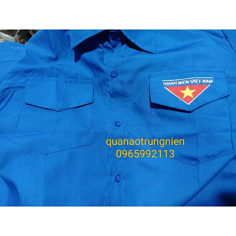 Áo đoàn thanh niên  loại đẹp, thêu logo