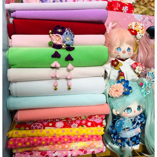 Vải Nhật Bản Chirimen 25x30cm