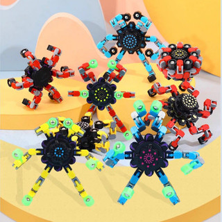 Con Quay Spinner Biến hình Dạ quang Phát sáng Đồ chơi cho bé