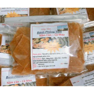 Bánh phồng tôm Năm Căn- Cà Mau 500gr NSX: 16/3/2023
