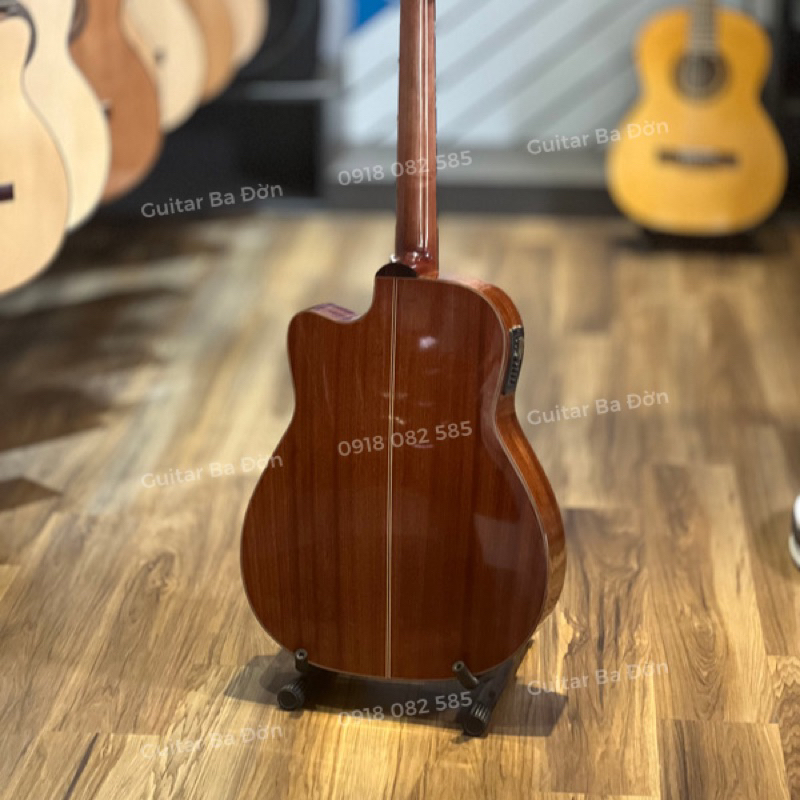 Đàn Guitar Acoustic M400 Ba Đờn, Gỗ Hồng Đào Cao Cấp - Tặng Bao Da, Pick, Capo