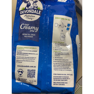 SỮA BỘT 1KG DEVONDALE- ÚC NK