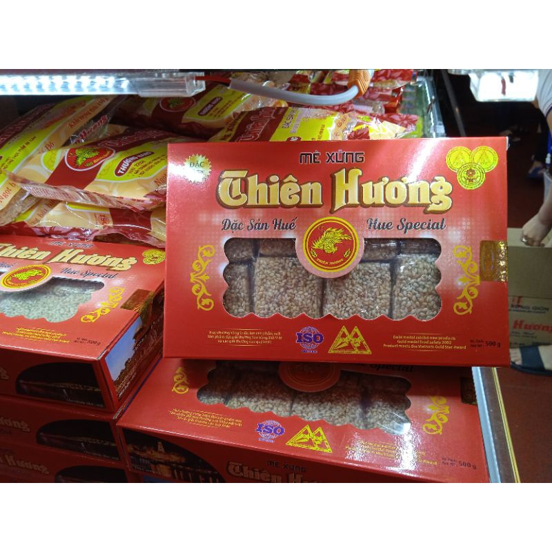 Mè xửng dẻo hộp Thiên Hương 500g