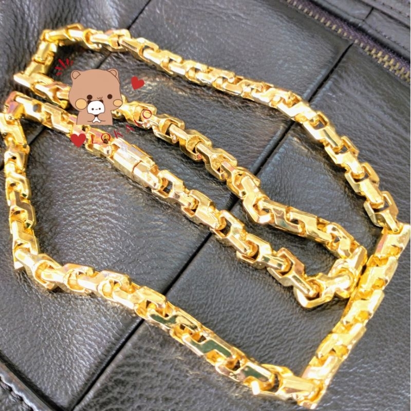 Kiểu Xích Có Đốt Mạ Vàng 24K Cao Cấp Lokalo - Loại Bền - Cực Ngầu 21.3.23