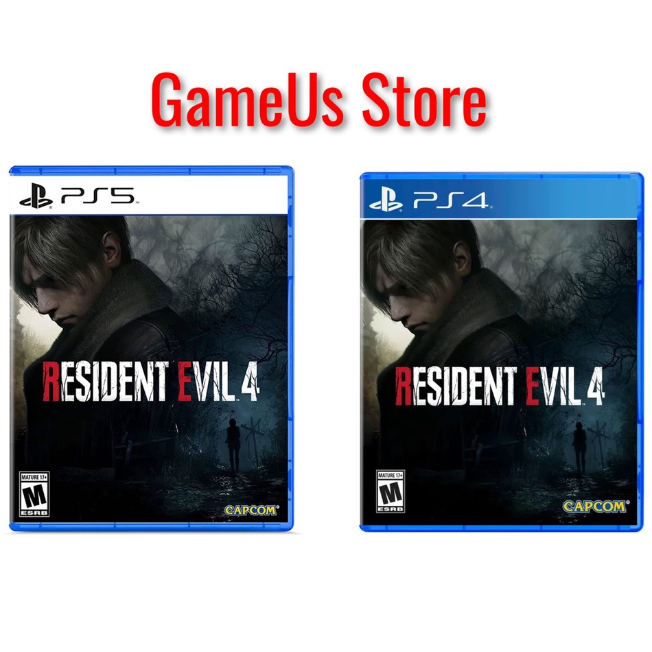 Đĩa Game PS4/Ps5 Resident Evil 4 Horror Video Games