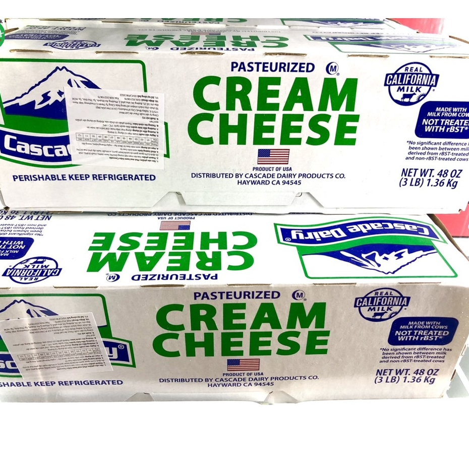 Cream Cheese Cascade 1.36KG - Phô Mai Kem Cascade 1.36KG - DATE MỚI 2024