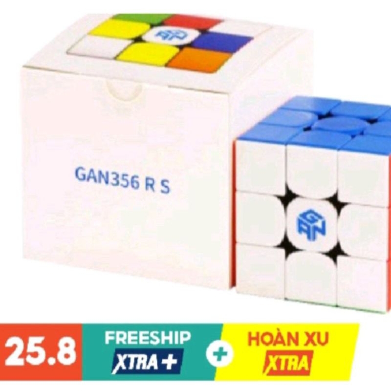 Rubik 3x3 Gan 356 RS / Gan 356 RS Phiêm Bản Nâng Cấp Của Gan R