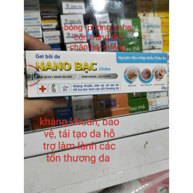 Nano bạc tuýp 25g