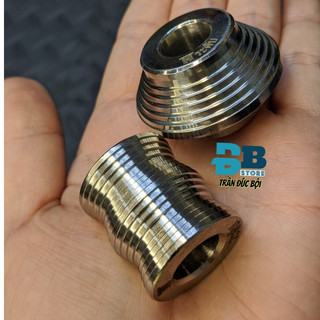 Cặp canh bánh trước- sau inox  304 dành cho xe Wave- Dream- Future các đời (xe zin)