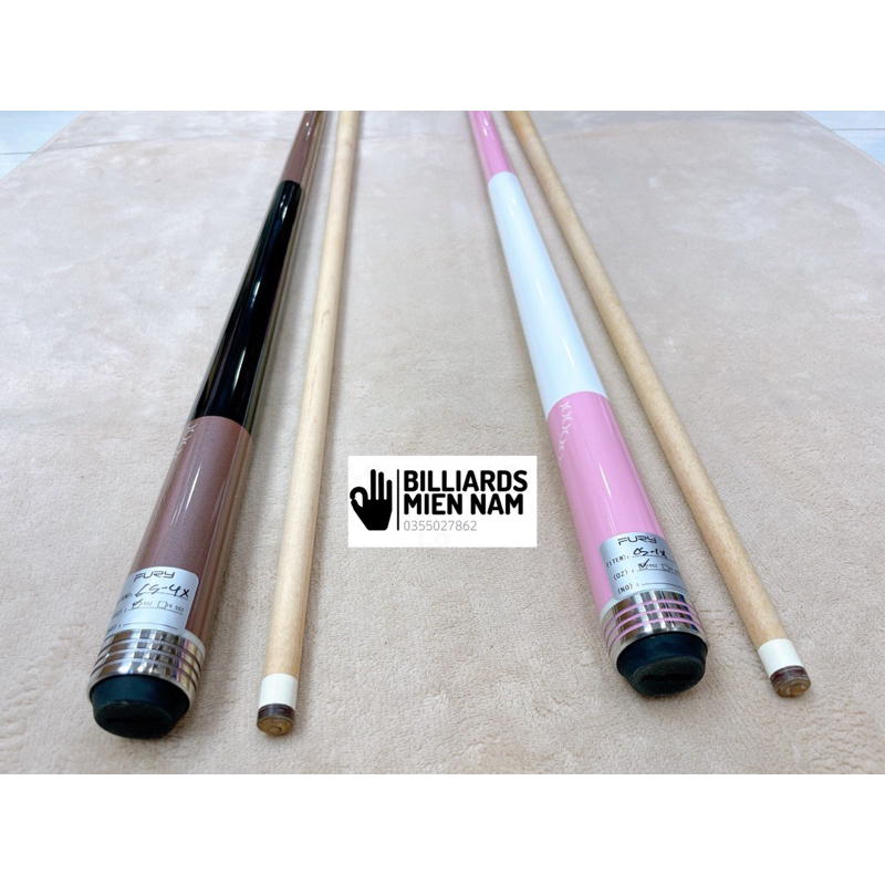 Cơ bida lirbe/3C Fury Cs Billiards Miền Nam, Cơ bida Fury nhập khẩu BMN50