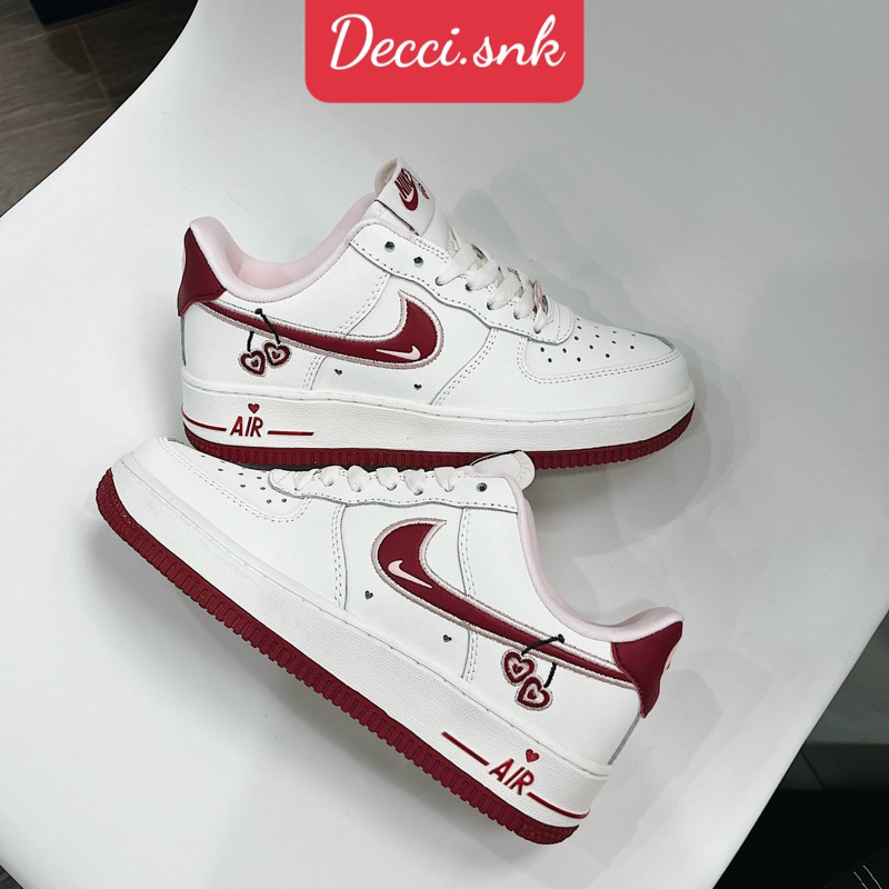 Giày sneaker Air Force 1 Low Valentine 2023 - Bản Đẹp Fullbox