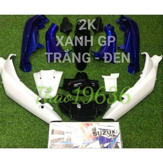 Dàn áo satria 2000 Xanh gp