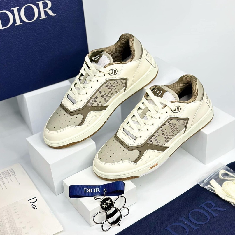 Giày sneaker Dior 1947 phối nâu LA on web fullbox bill thẻ phụ kiện