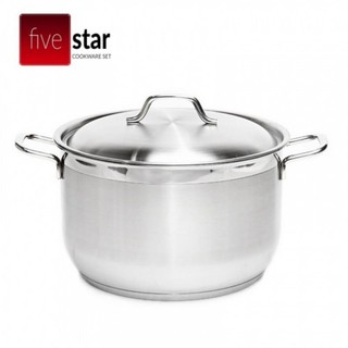 Nồi inox 3 đáy FiveStar Standard inox 430 nắp inox