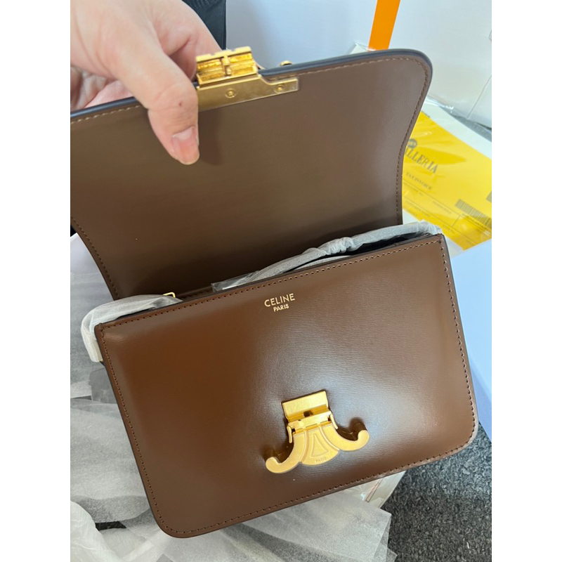 ✅Túi Ce.line Nguyên bản - Size 18.5cm - Da bò trơn