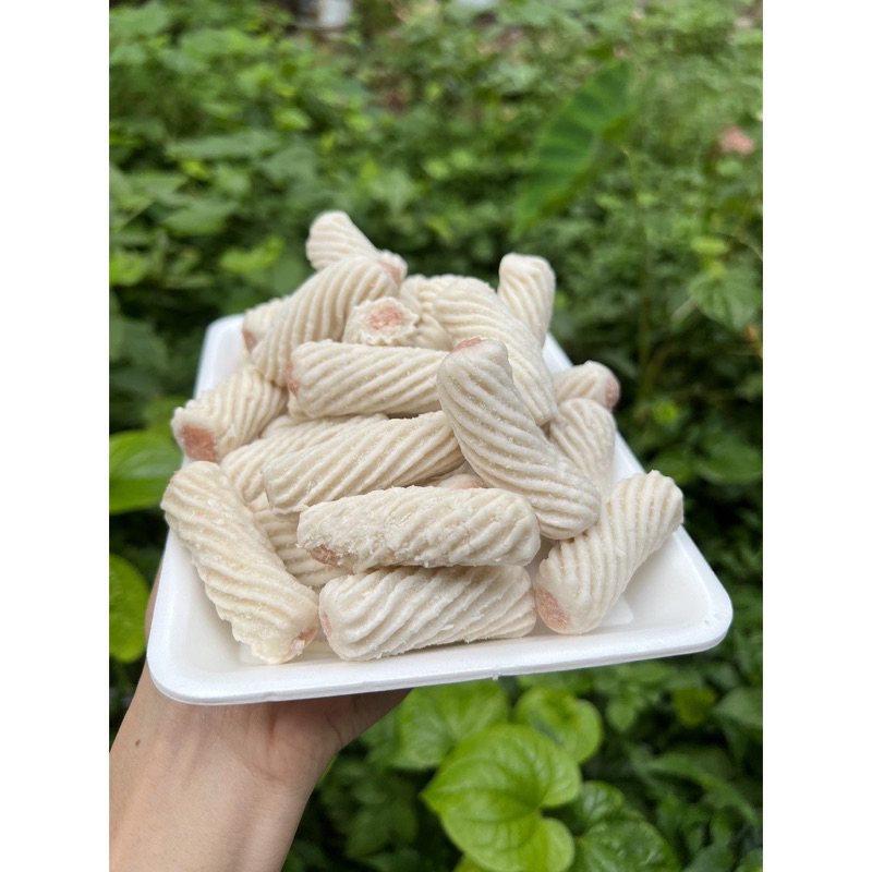 Mực xoắn ống Trung- cá viên chiên, thả lẩu
