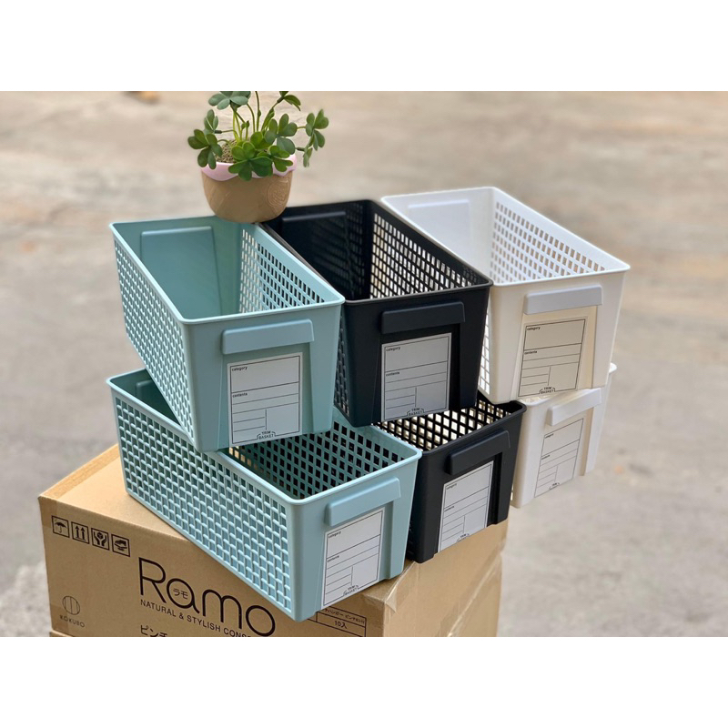 Combo 3 rổ đựng đồ đa năng giúp nhà cửa gọn gàng hàng Nhật nội địa